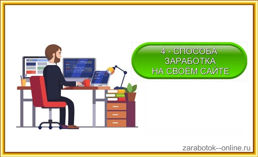Способы заработка на собственном сайте